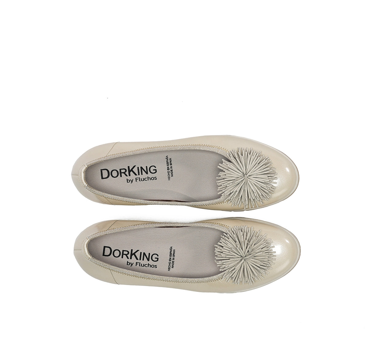 Dorking Swim D9714 ballerine femme blanche cuir