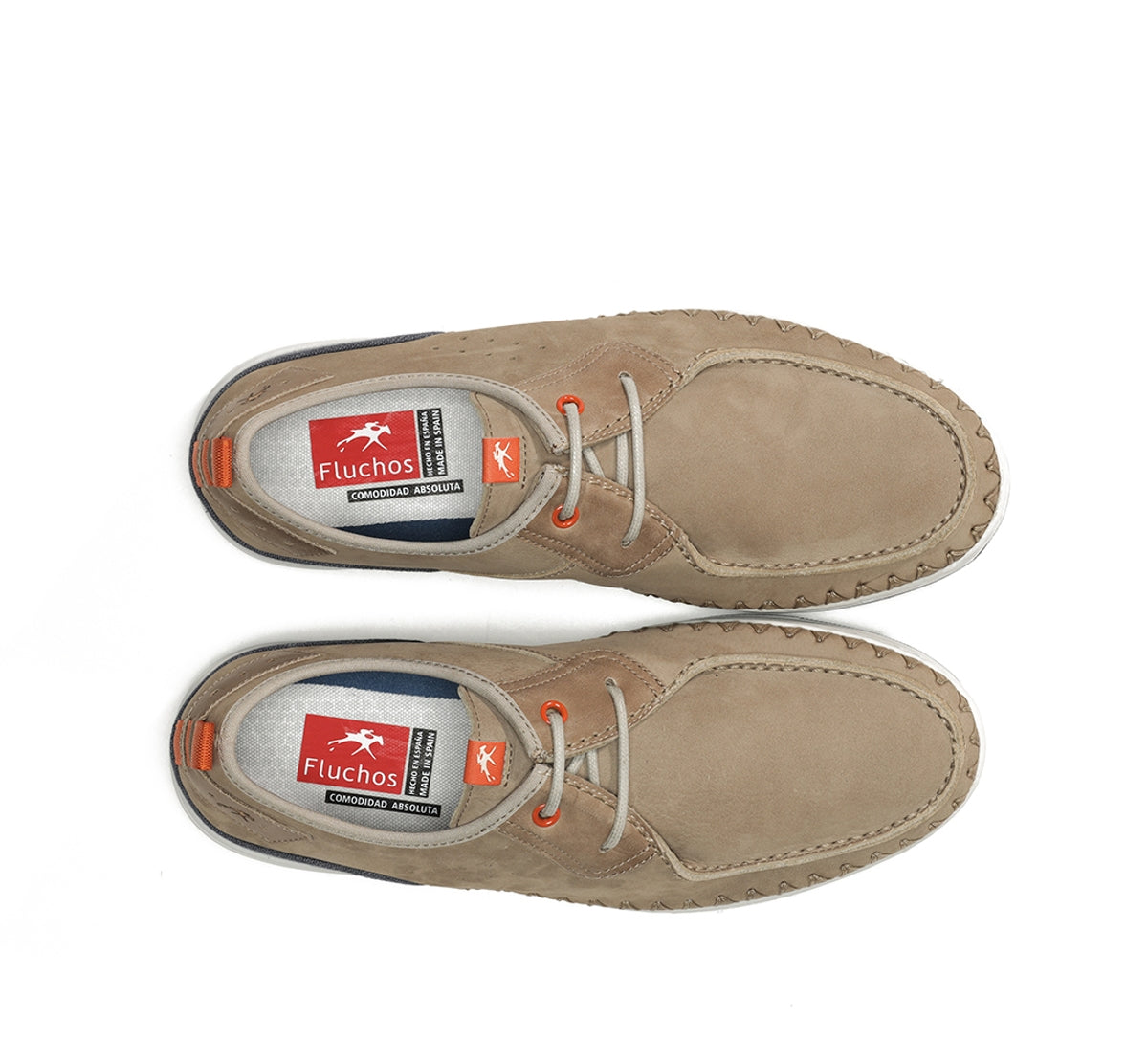 Fluchos Zapatos Lester F1923 chaussures taupe homme