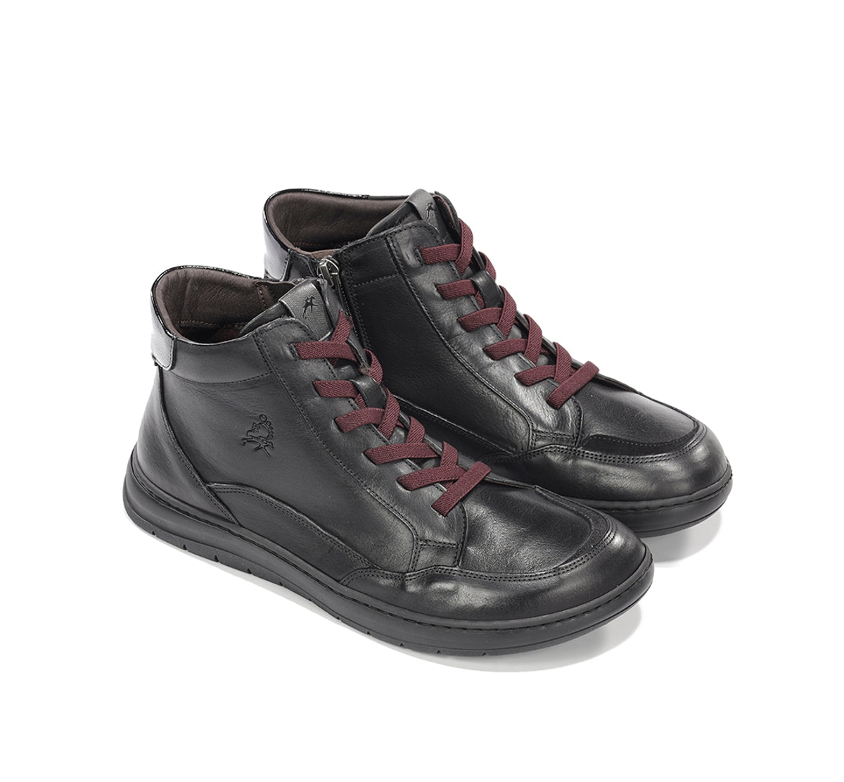 Fluchos Jungle F2553 Bottines Femme Noir Cuir
