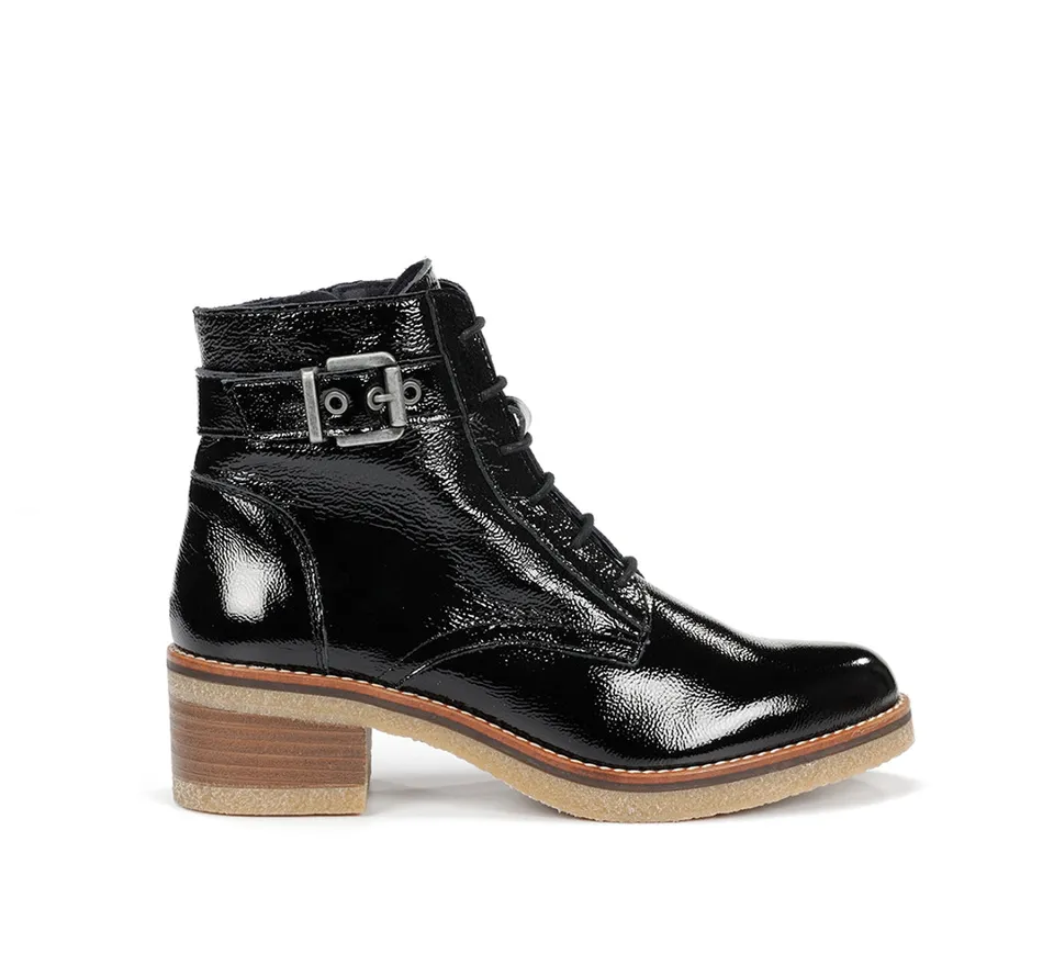 Dorking by Fluchos Lucero D8686 bottines noires crêpe