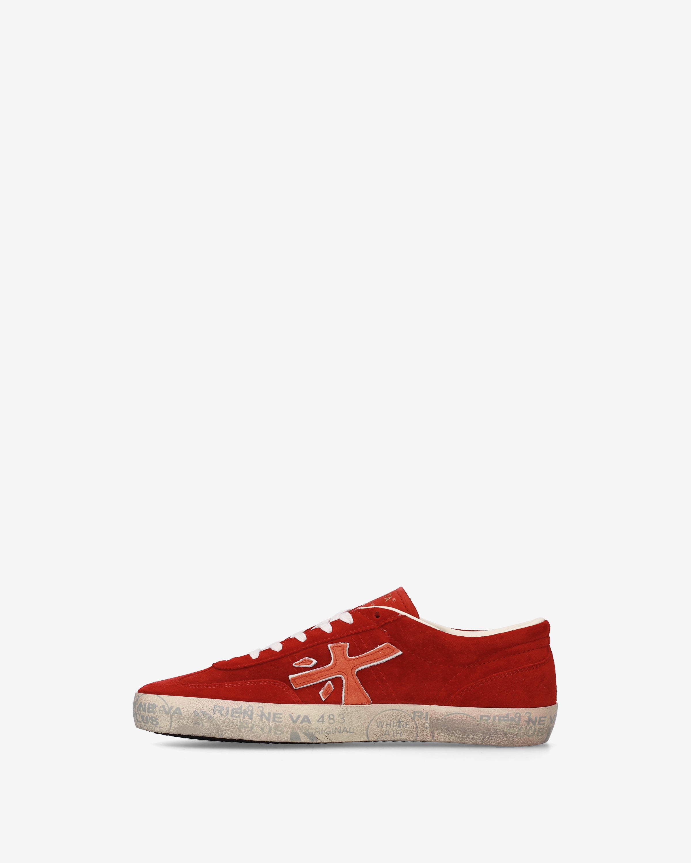 Premiata Davidd 8102 sneakers daim rouge femme