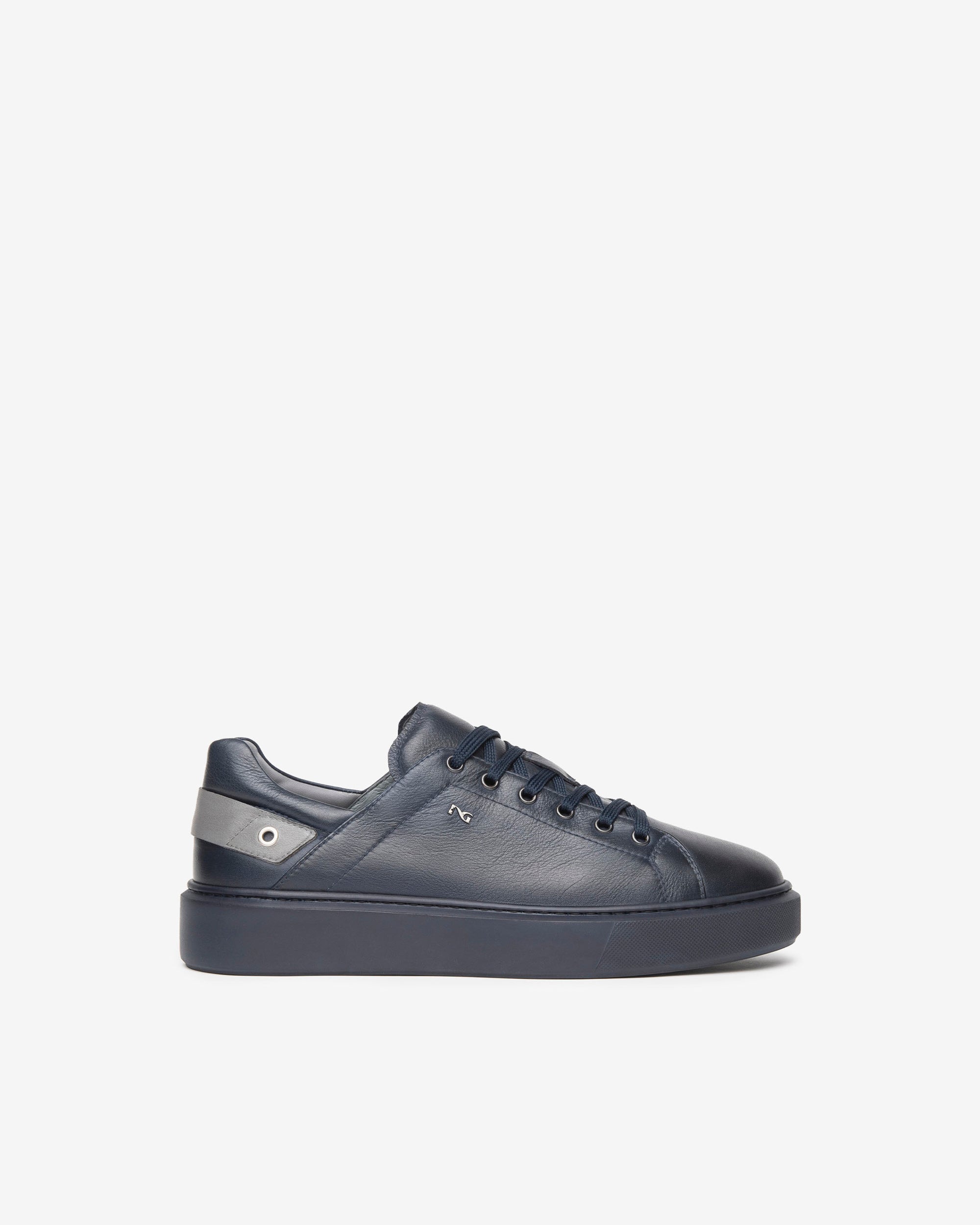 Nero Giardini Sneakers Baskets Cuir Homme Semelle EVA 4 cm