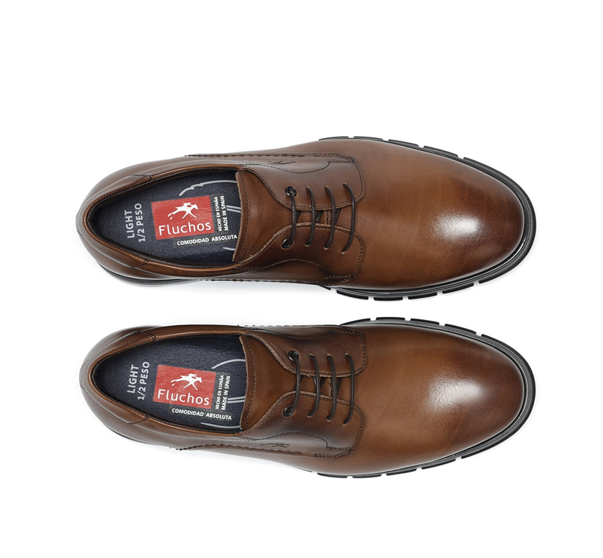 Fluchos Chester F2046 chaussures homme marron cuir