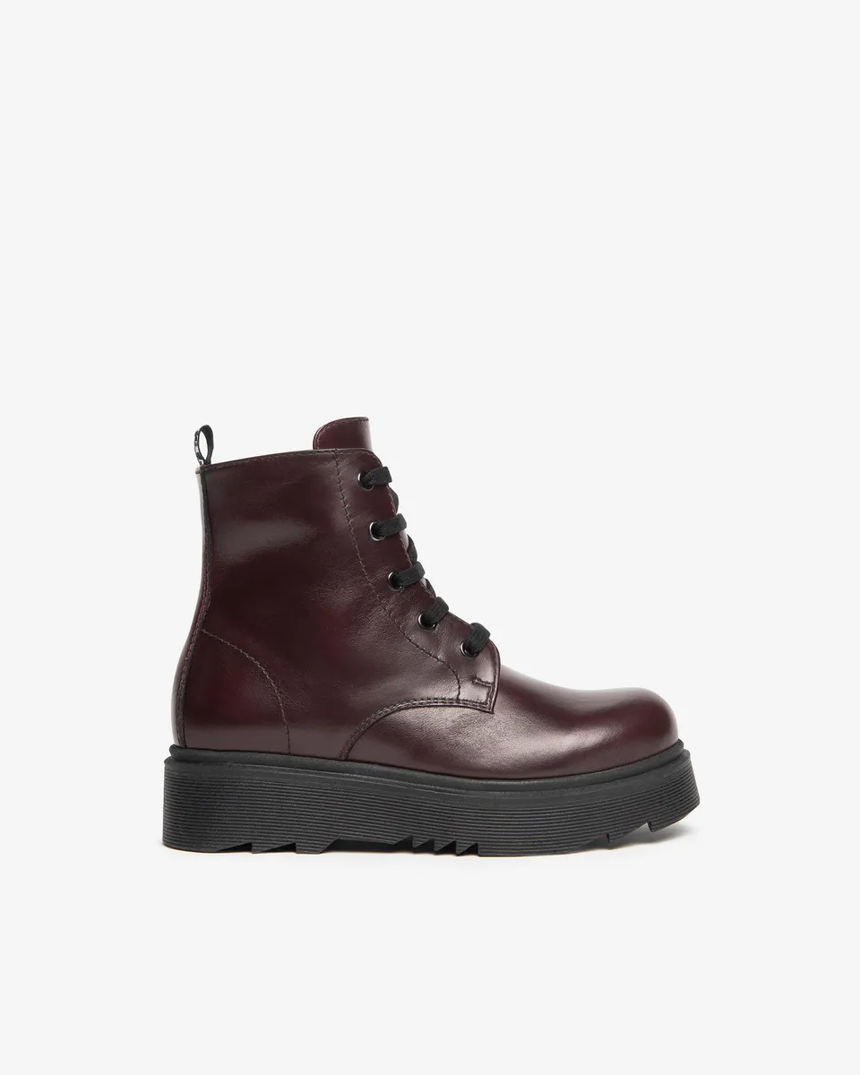 Nero Giardini Combat Boots Rangers Cuir Fille
