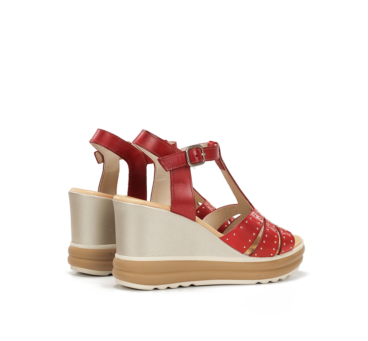 Dorking by Fluchos Diane D9701 sandale rouge talon
