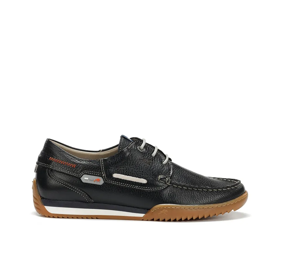 Fluchos Bruno F2434 chaussures bateau bleu homme