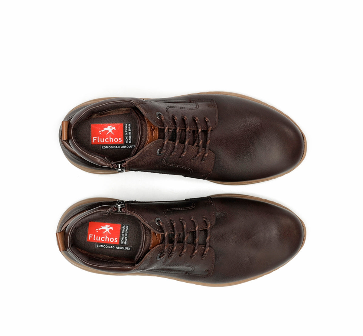 Fluchos Ryder F2291 Bottines Homme Marron Lacets
