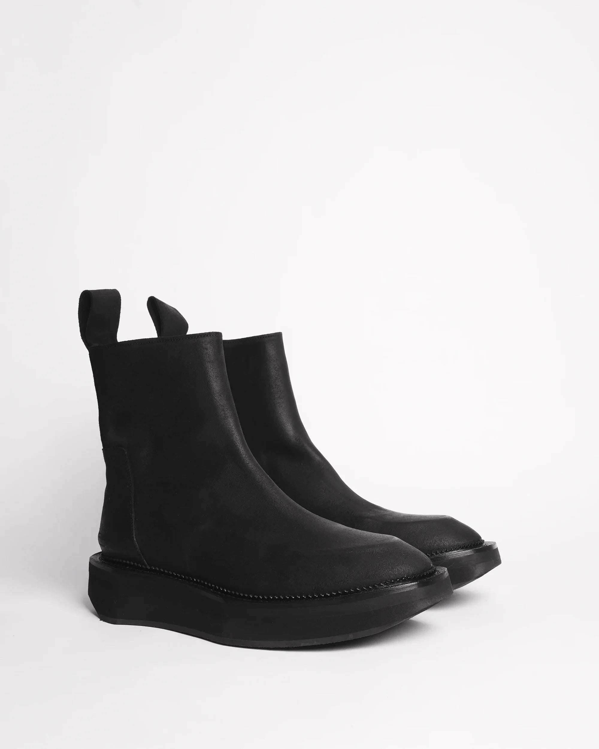 Premiata 002 boots homme cuir bout carré