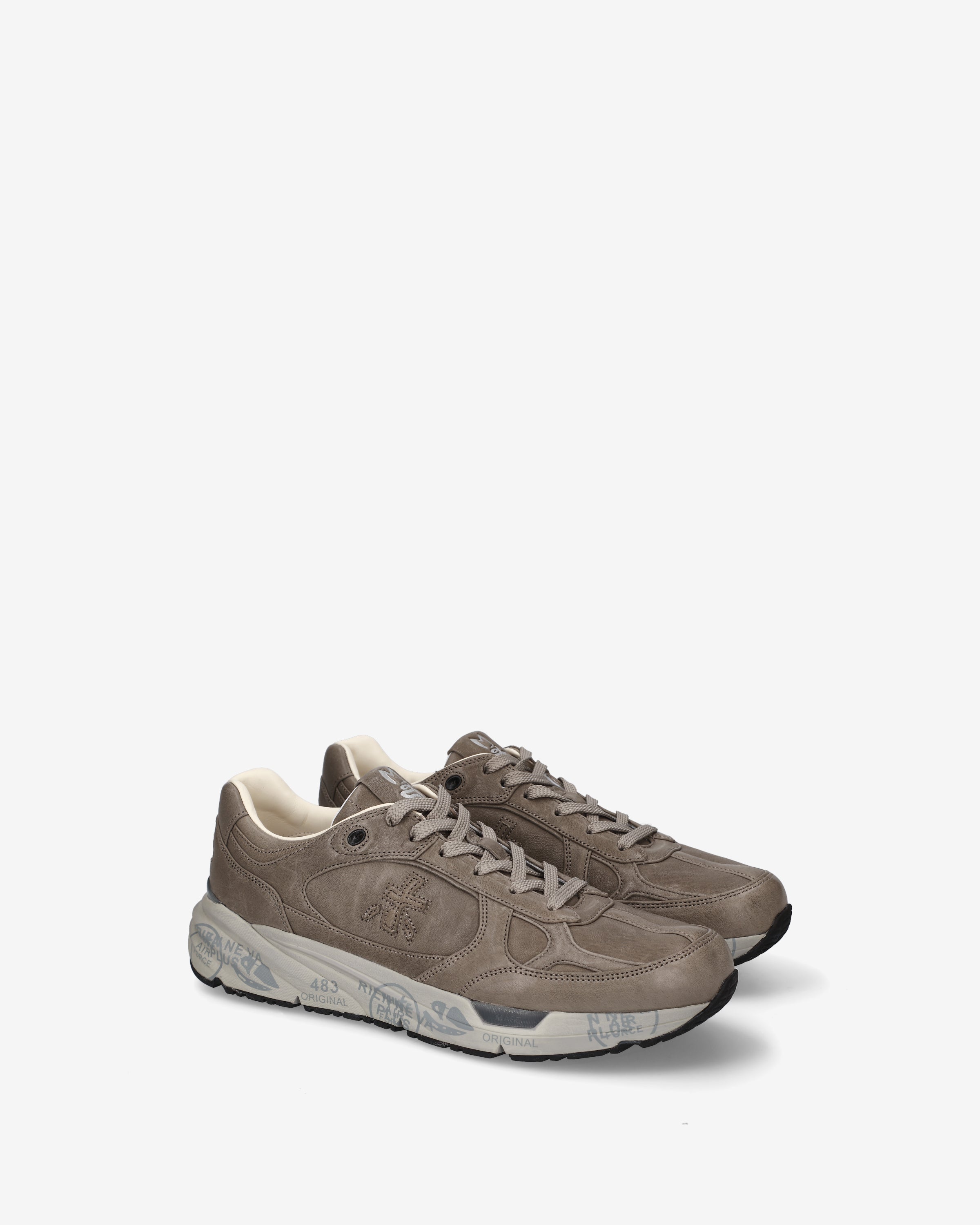 Premiata Mase25 8419 baskets taupe cuir pointure 34-47