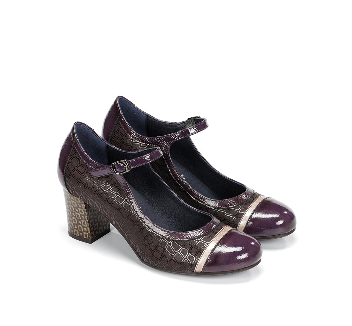 Dorking by Fluchos RODIN D8669 chaussures femme marron boucle
