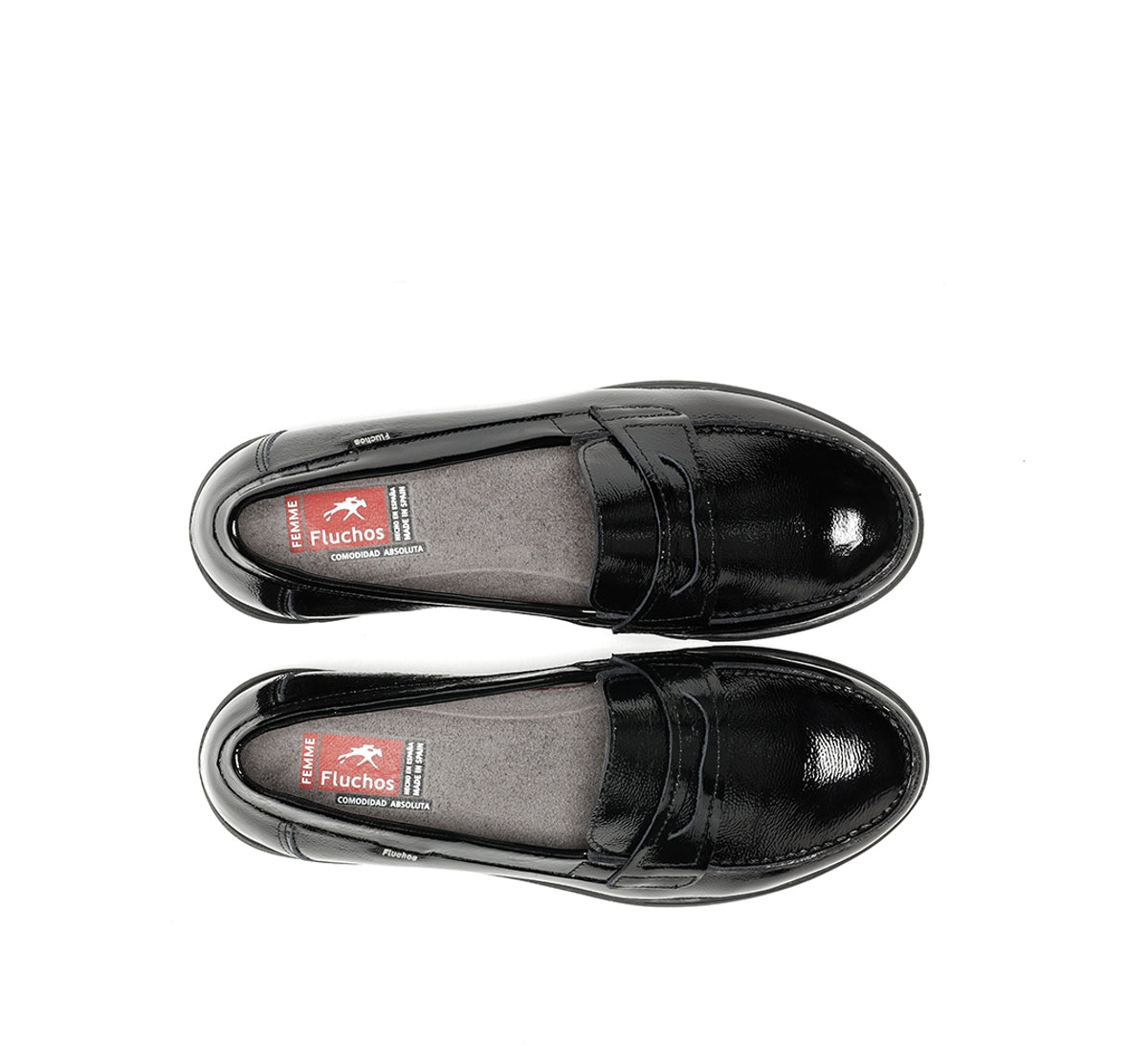 Fluchos Styll F1835 mocassin noir semelle crantée