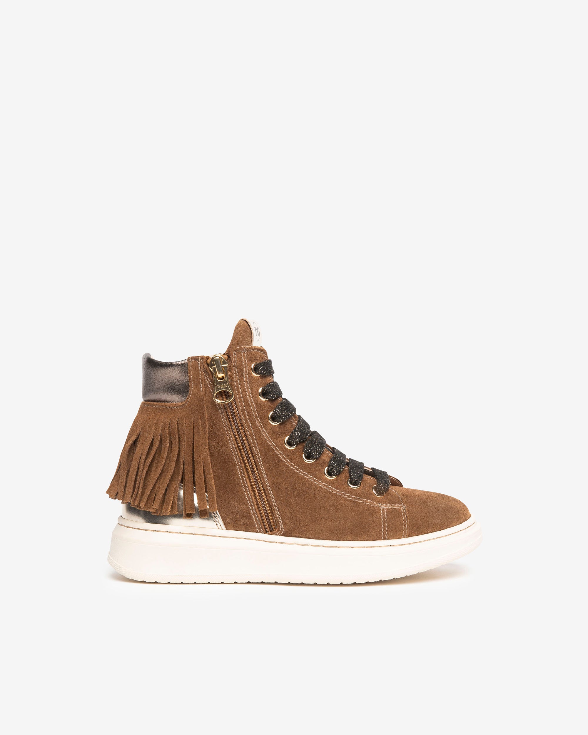 Nero Giardini Sneakers Baskets Fille Cuir Paillettes