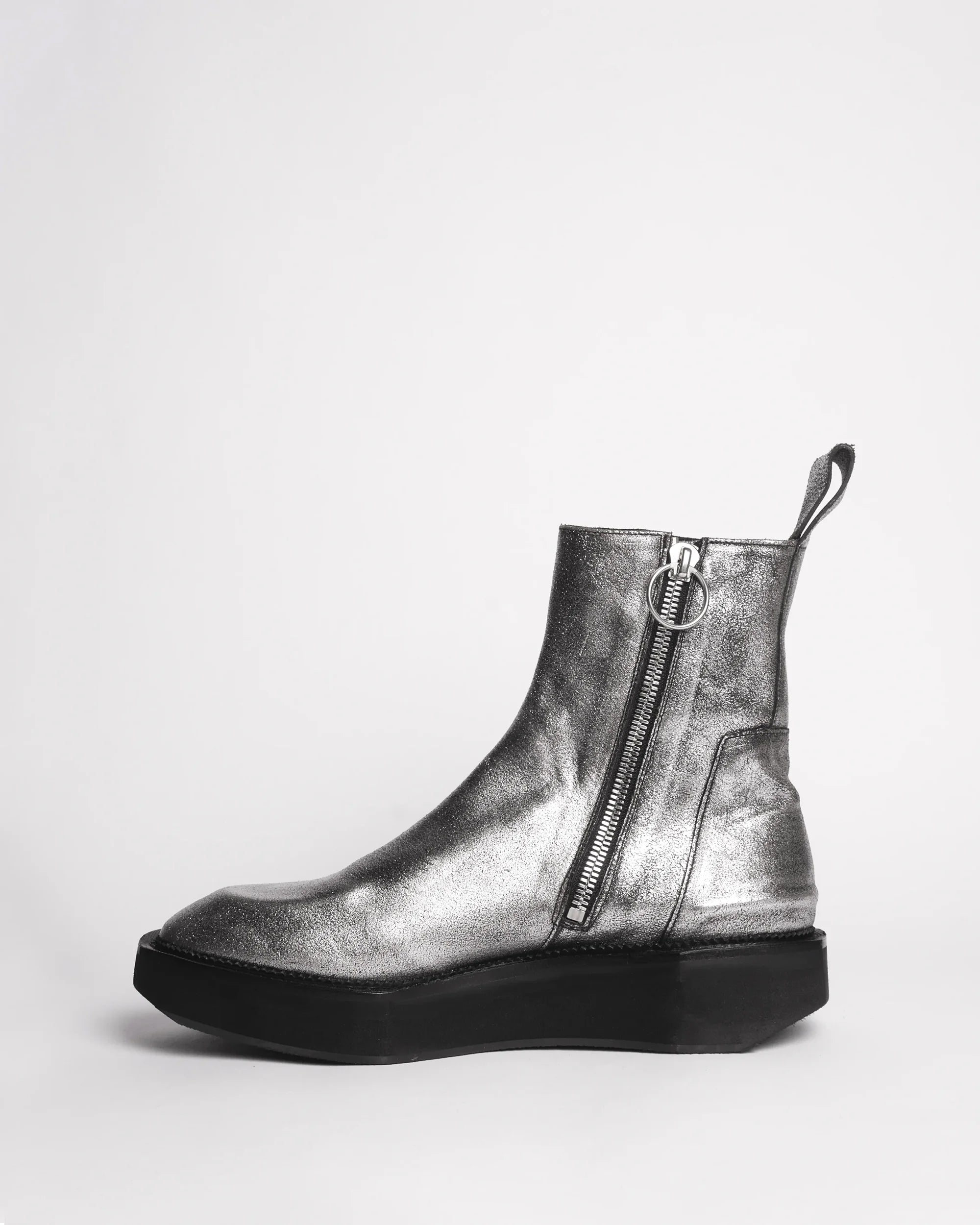 Premiata 003 Boots Cuir Effet Métallique