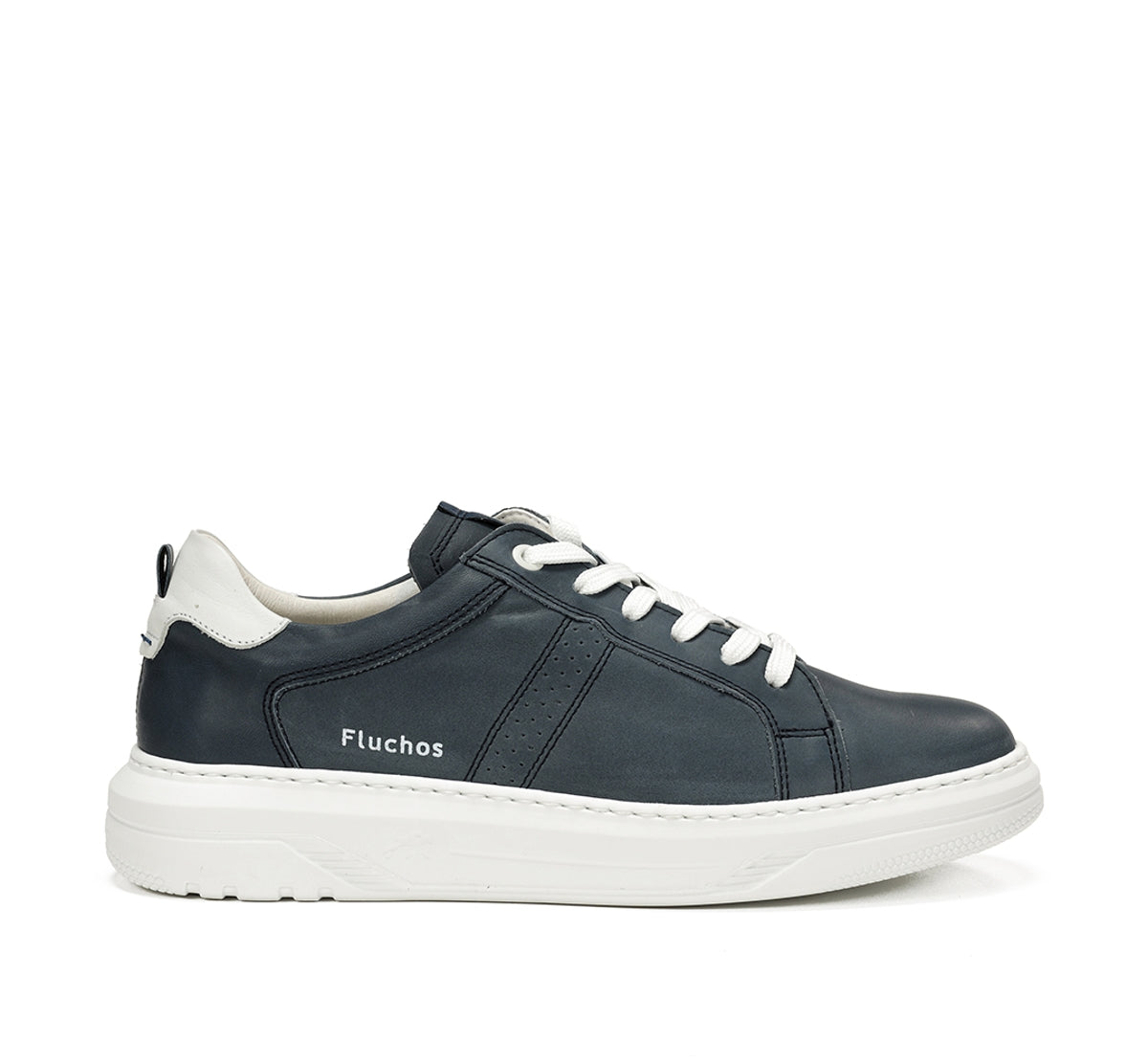 Fluchos Boston F1967 baskets bleues homme cuir