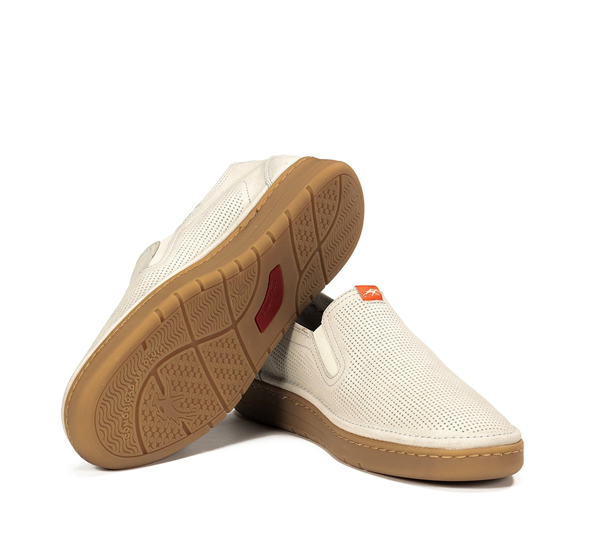 Fluchos Leo F1946 slip on homme taupe cuir souple