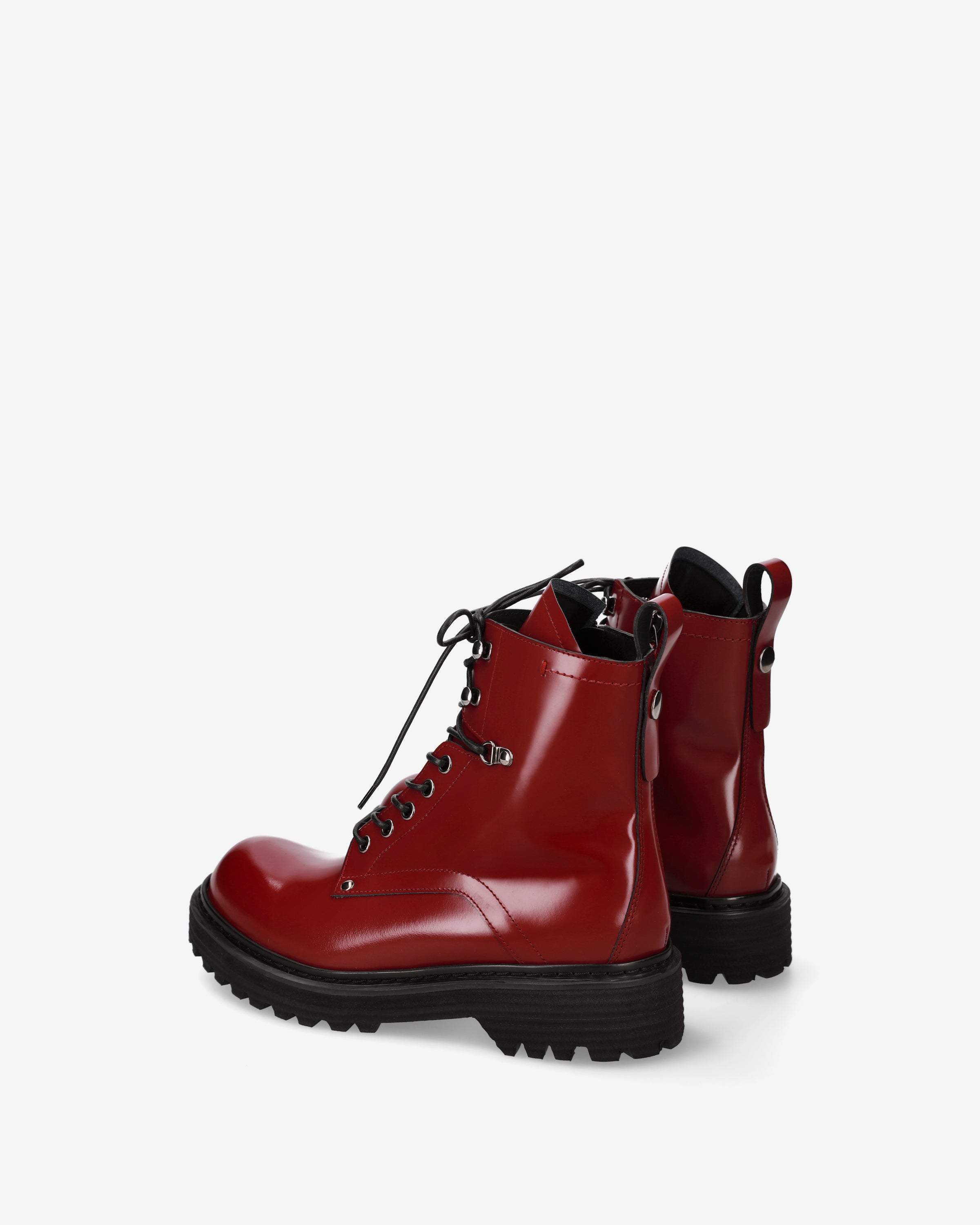 Premiata Anfibio bottines cuir rouge plateforme pointure 35-41,5