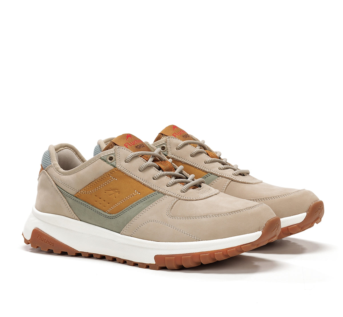 Fluchos Arion F2012 baskets homme taupe confort