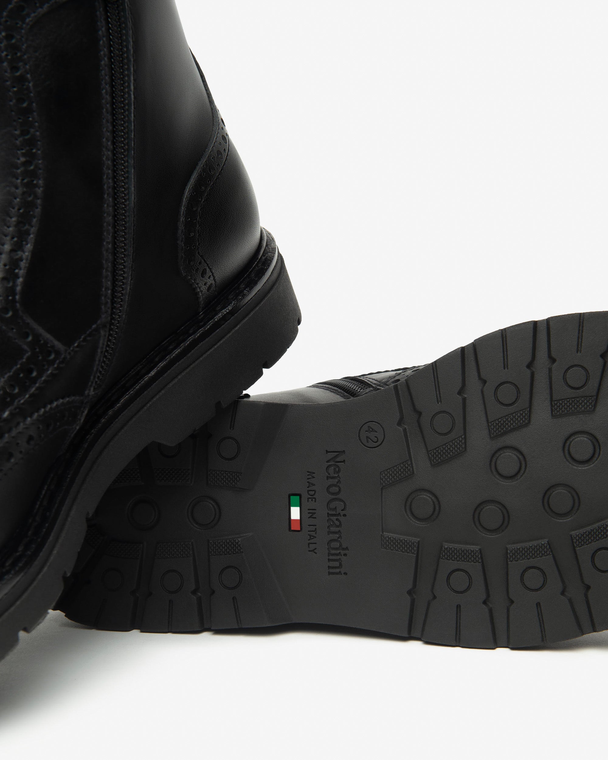 Nero Giardini Combat Boots boots homme cuir hiver