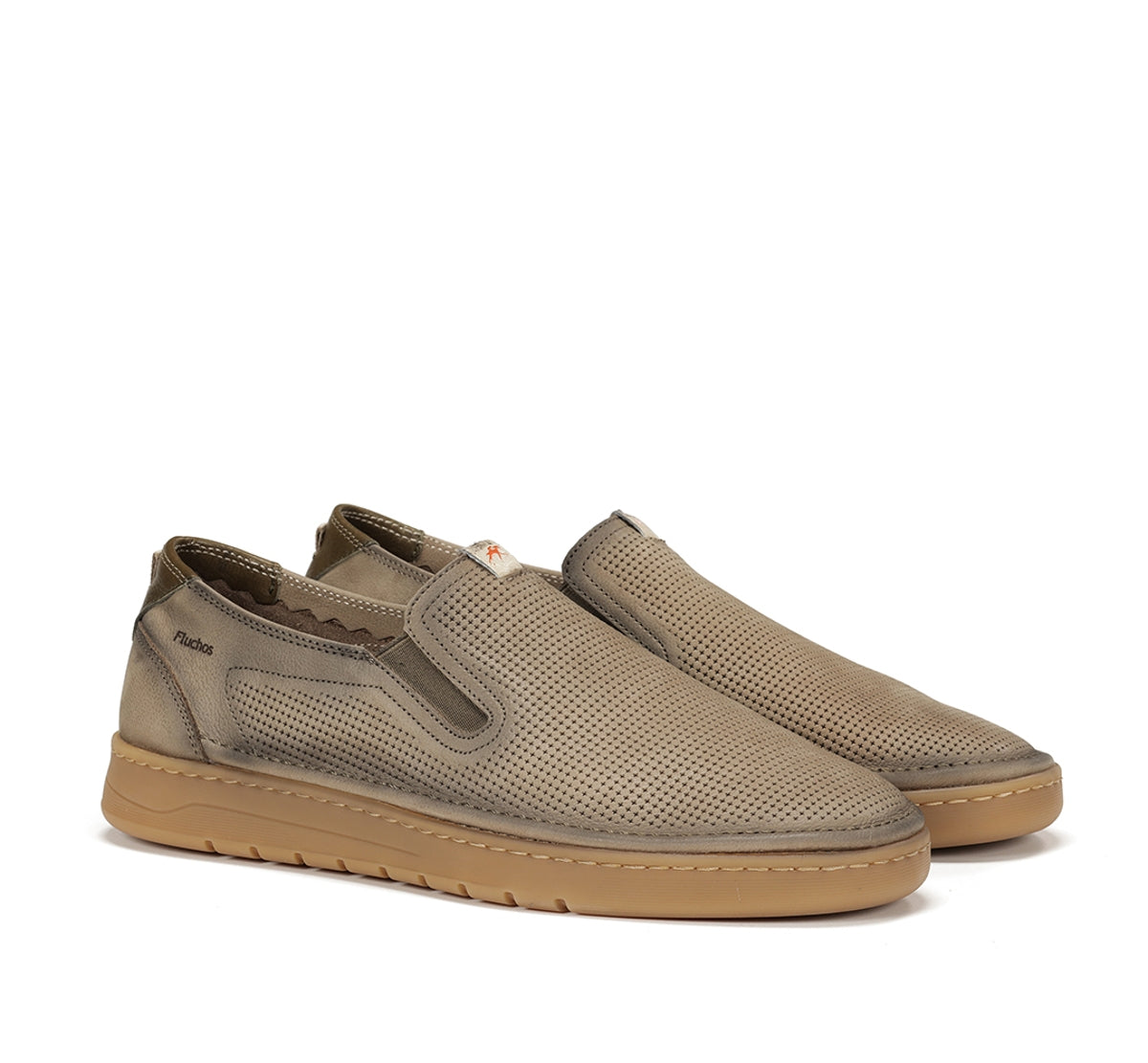 Fluchos Leo F1946 slip-on homme marron rétro