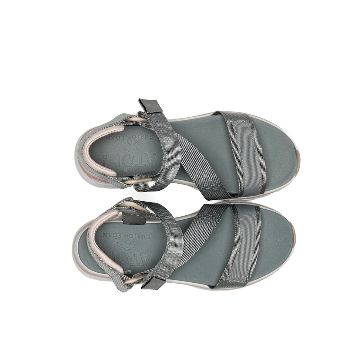 Atom by Fluchos Fusion AT104 sandales femme gris