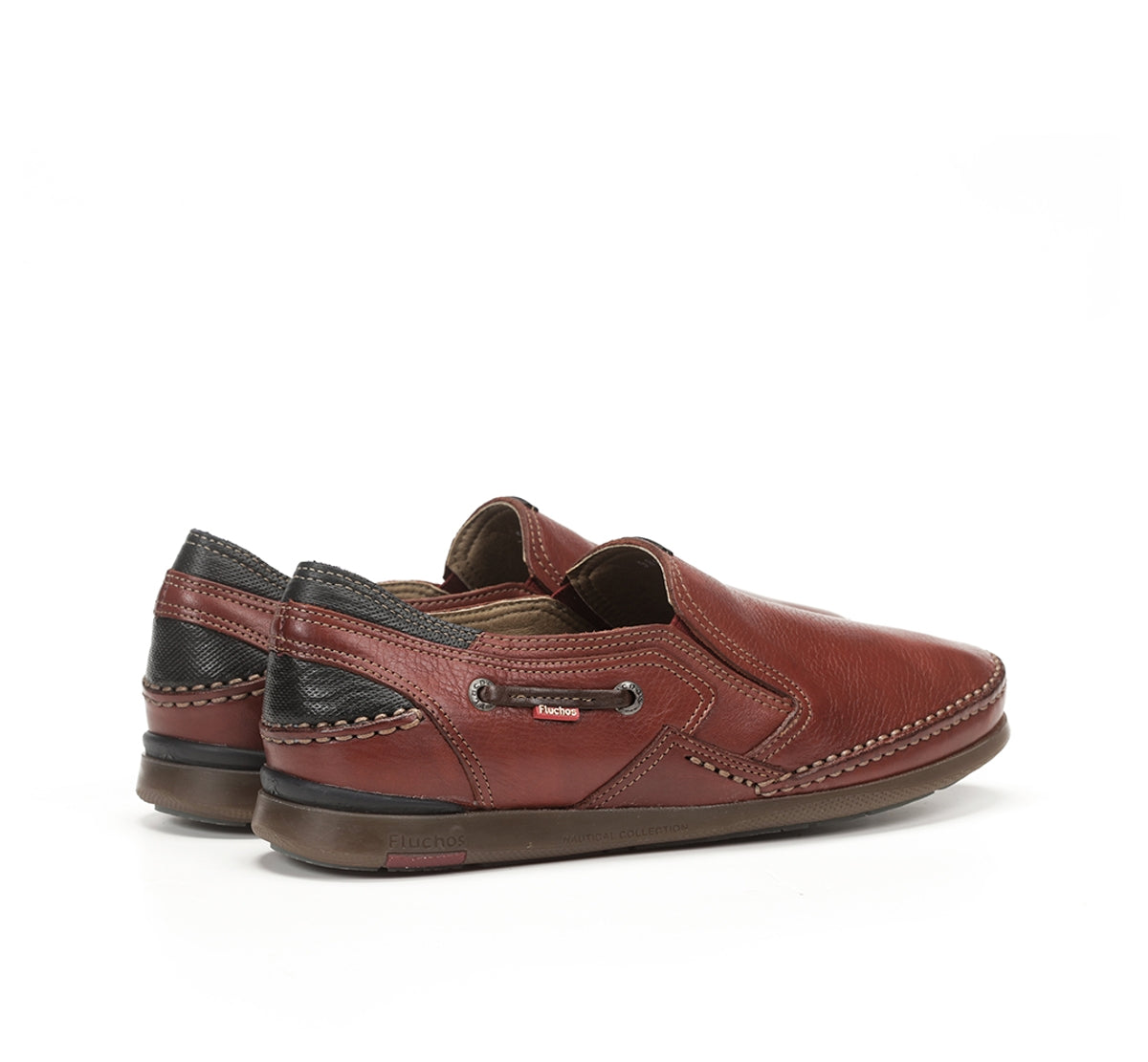 Fluchos Mariner 9883 slip-on homme rouge cuir