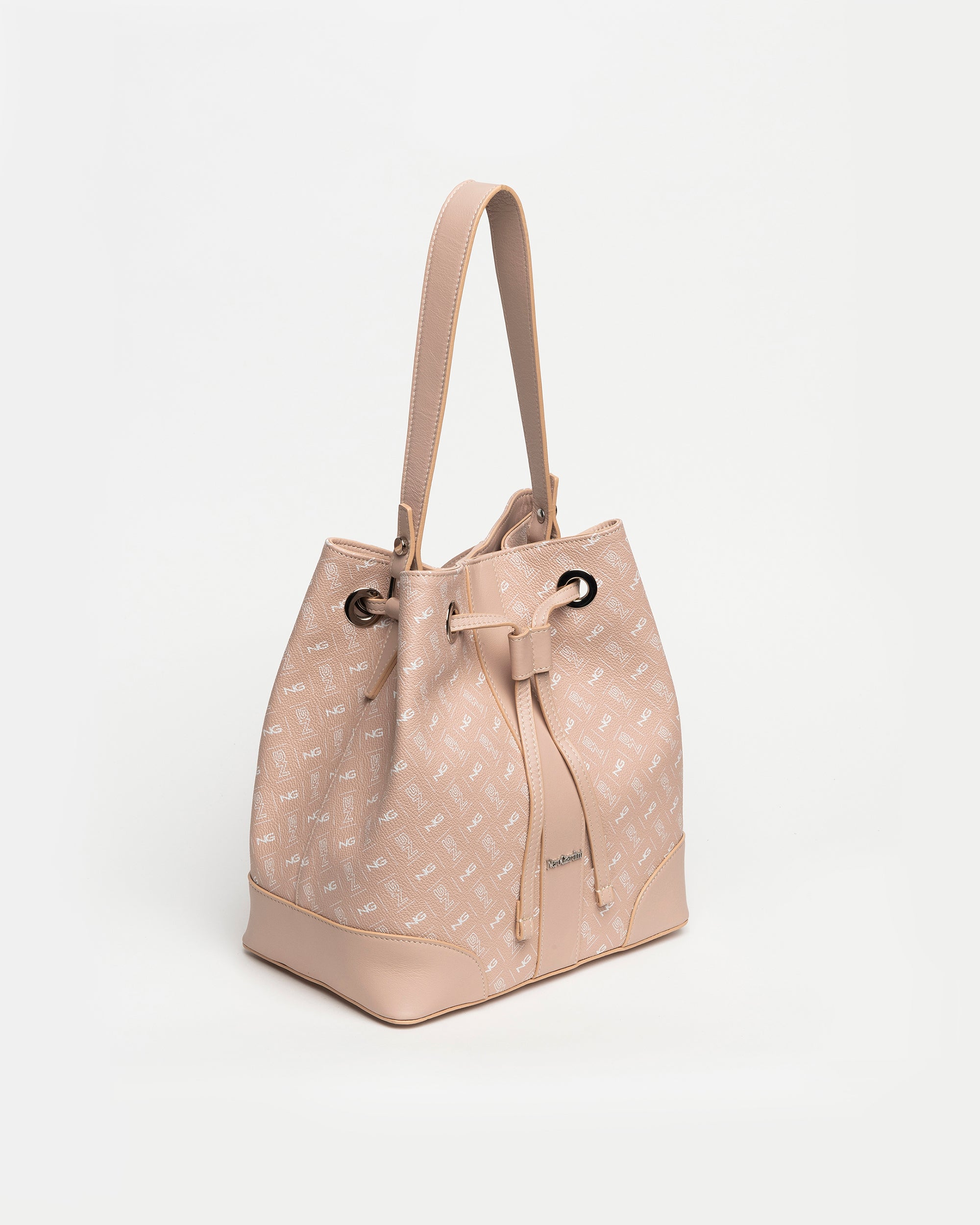 Nero Giardini Bags sac seau cuir femme monogramme cordon