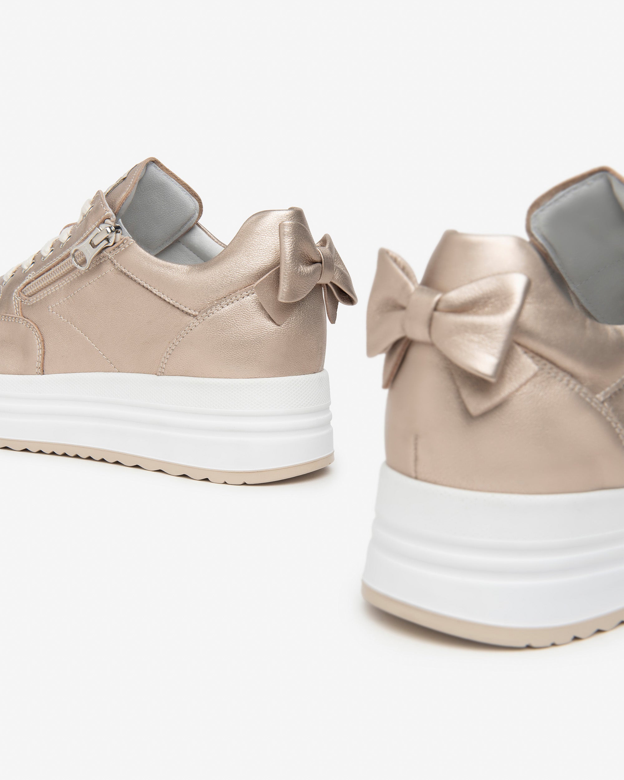 Nero Giardini Sneakers baskets cuir femme cuir lisse