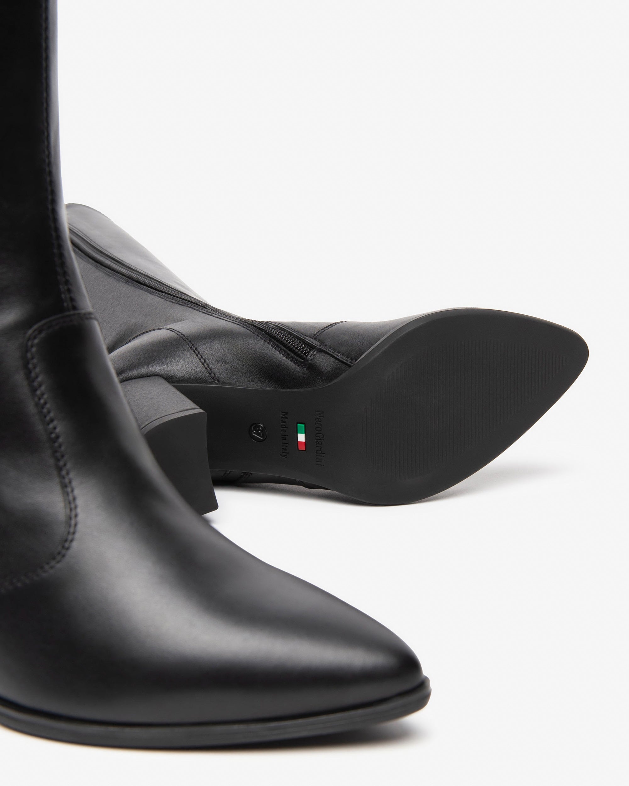 Nero Giardini Boots bottes cuir femme pointure 38