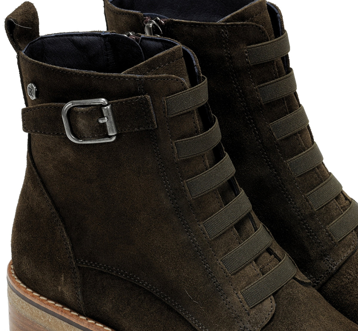 Dorking by Fluchos Lucero D8868 boots femme vertes