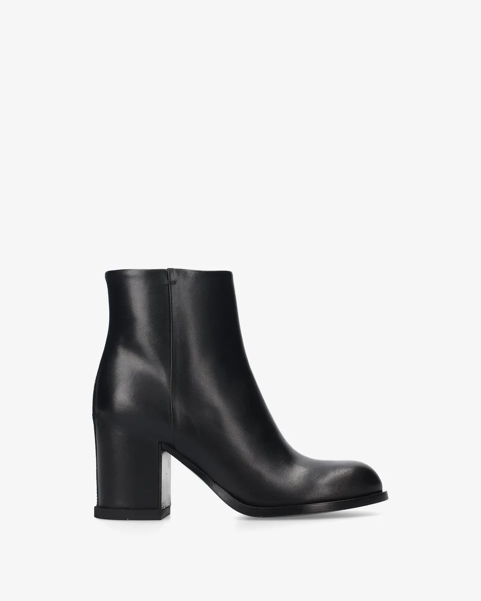 Premiata Boots bottines femme cuir noir talon 8 cm