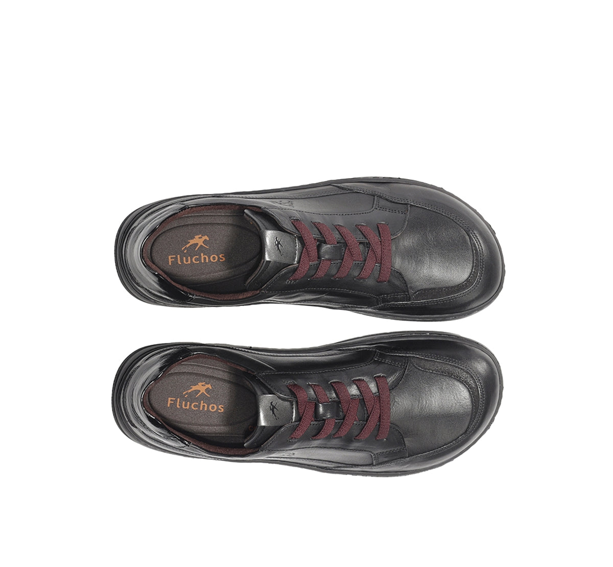 Fluchos Jungle F2552 baskets femme noir cuir souple