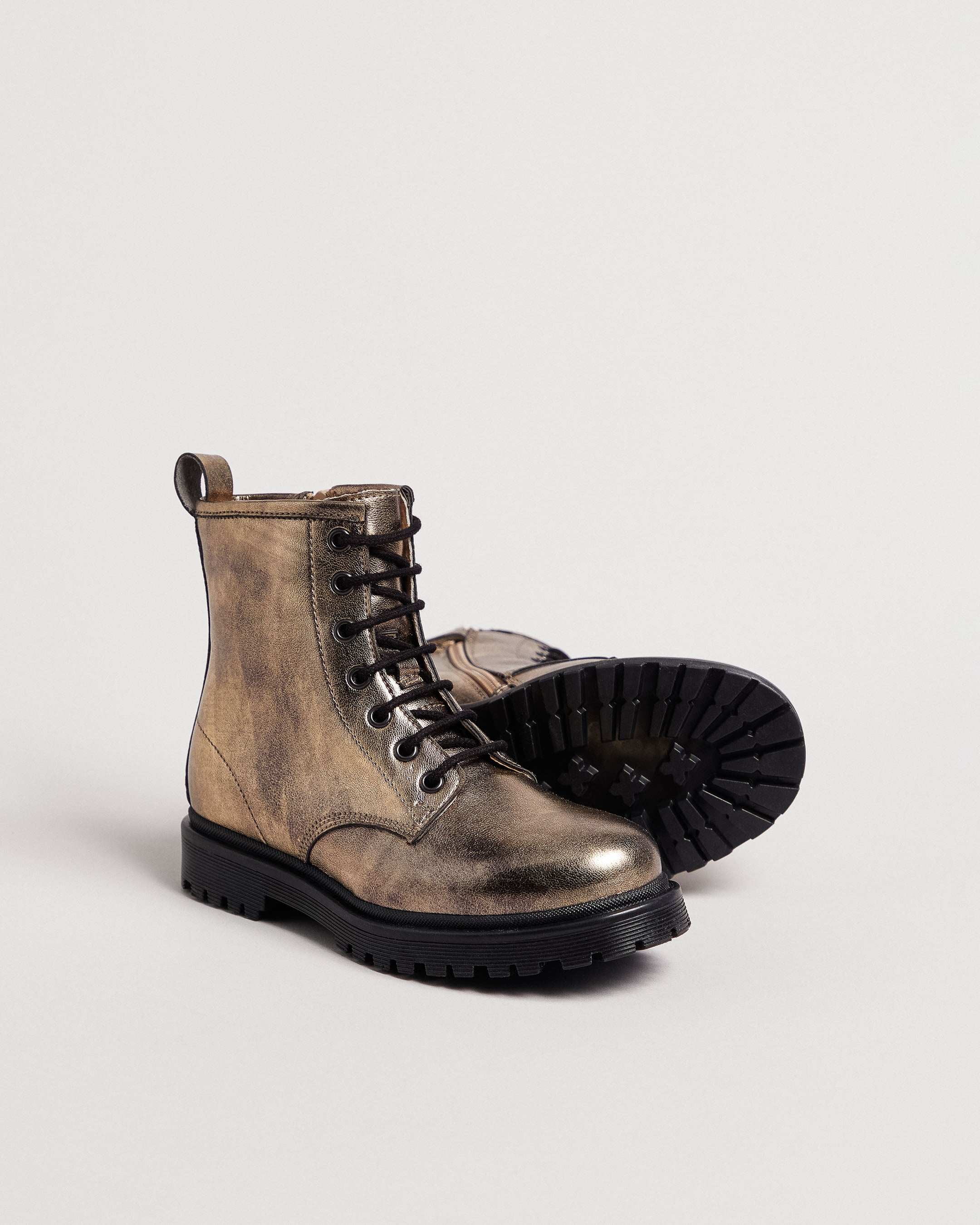 Nero Giardini Combat Boots rangers tissu ado