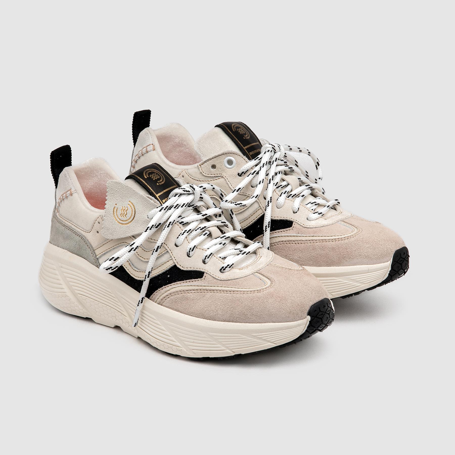 Primabase Fuji sneakers cuir gris confort