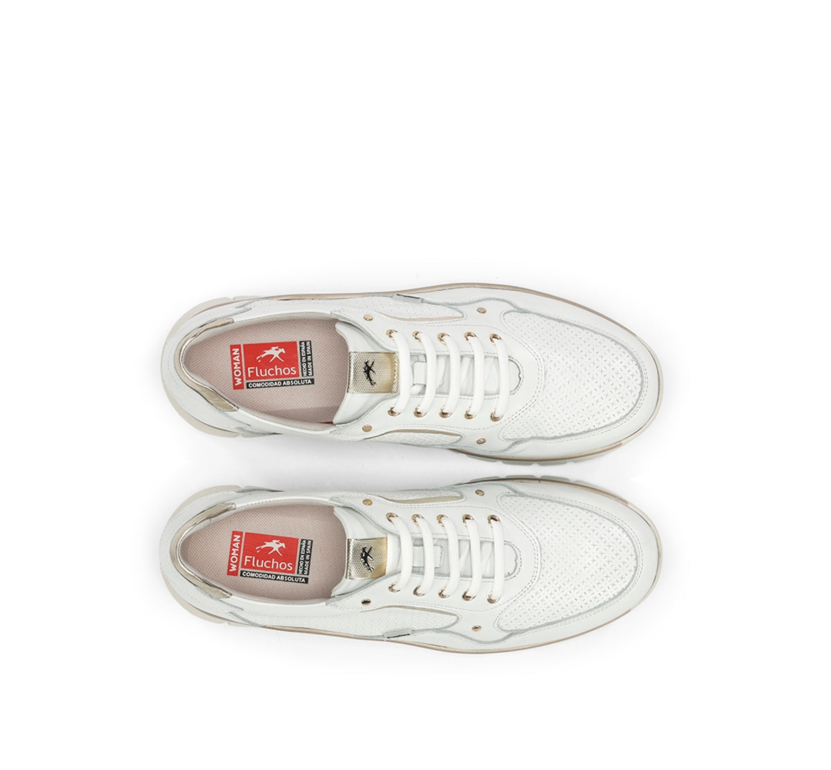 Fluchos Union F2175 baskets blanc femme confort