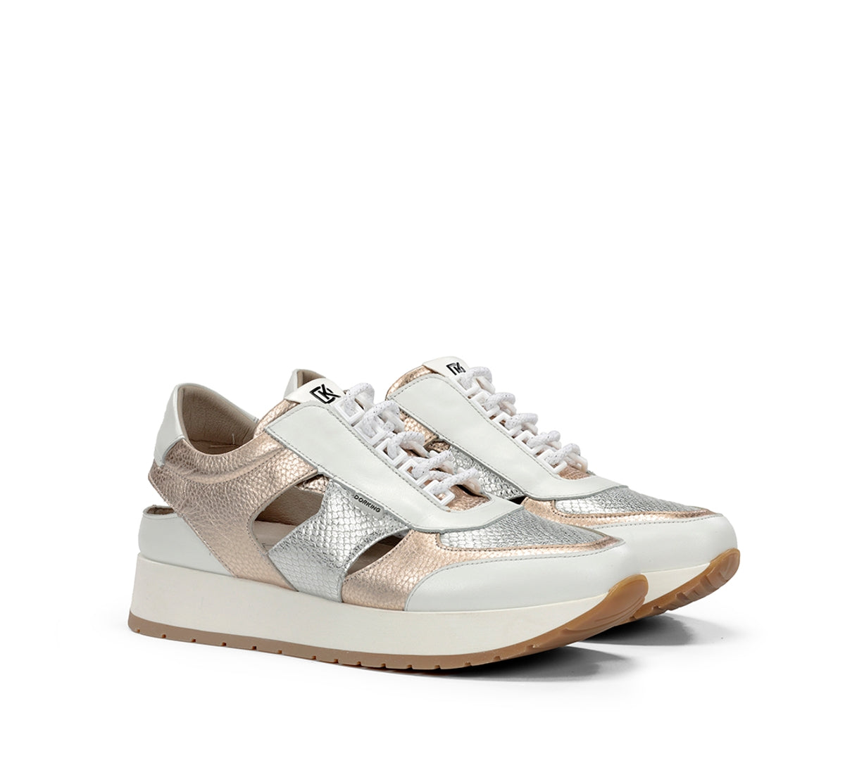 Dorking by Fluchos Split D9475 baskets femme doré