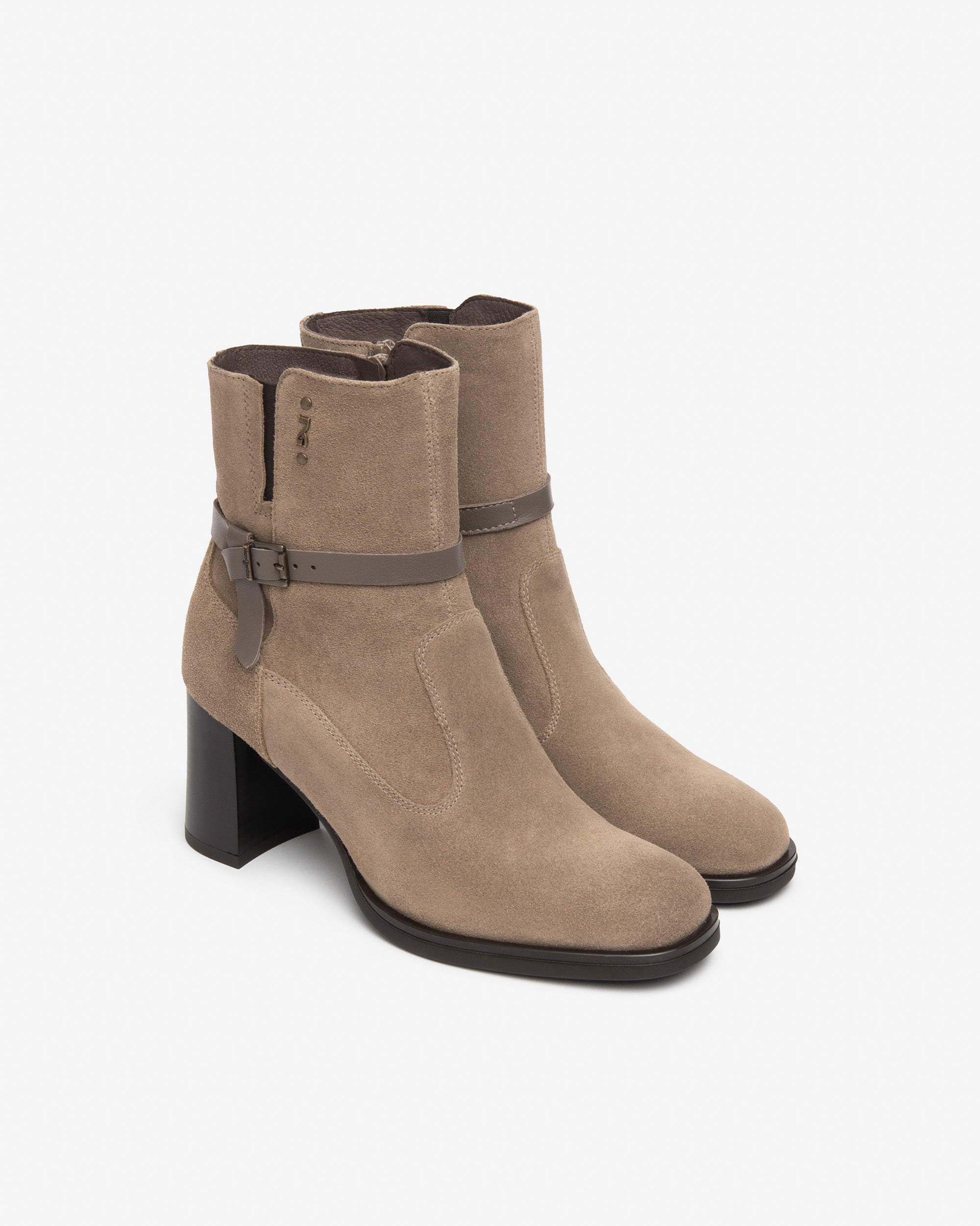 Nero Giardini Ankle Booties bottines daim femme boucle