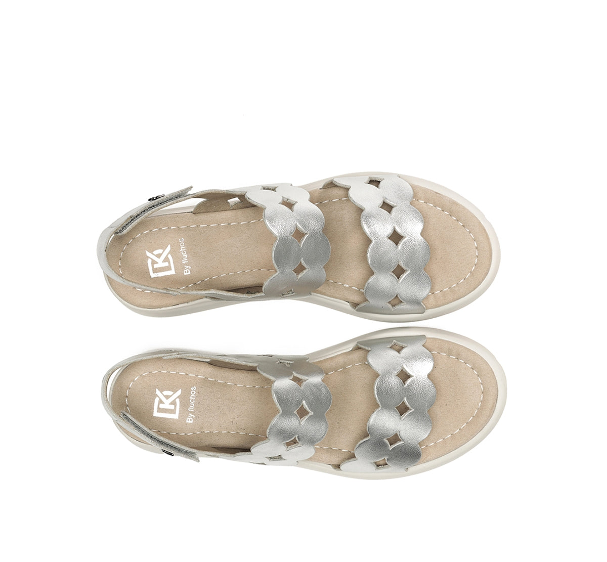 Dorking by Fluchos Slam D9291 sandale argent femme