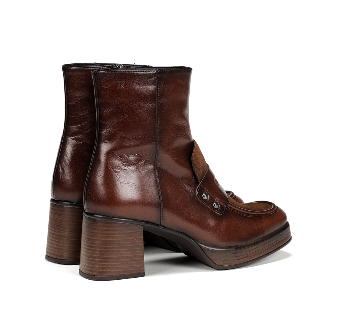 Dorking by Fluchos Cristel D9158 bottines femme marron plateforme