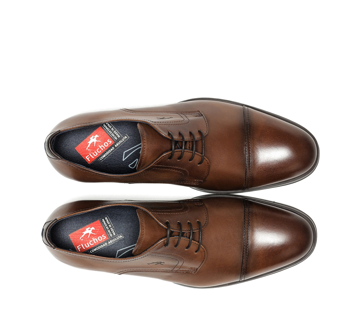 Fluchos Asgard F1885 derbies marron cuir homme légers
