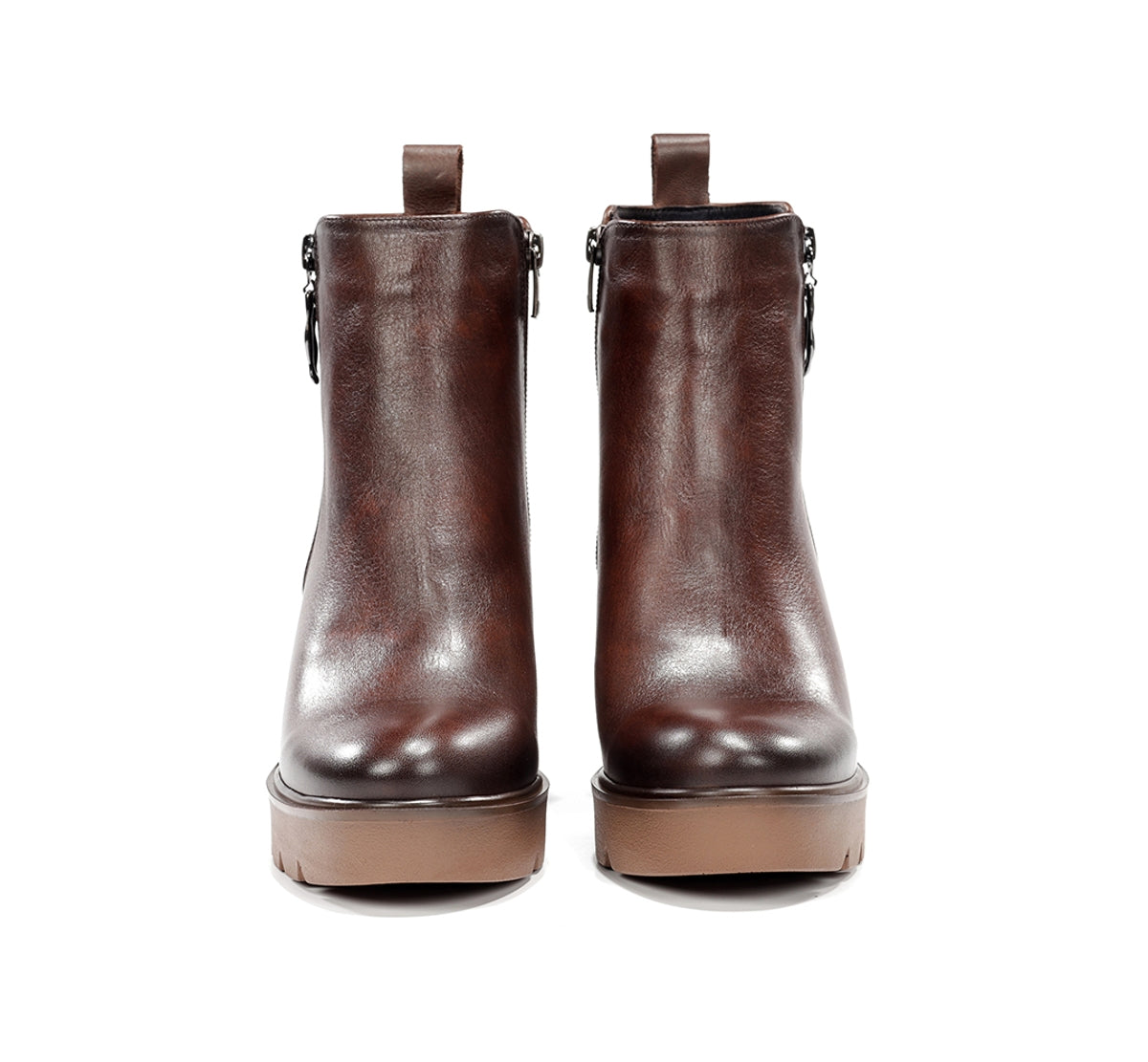 Dorking Alert D9562 bottines marron talon femme