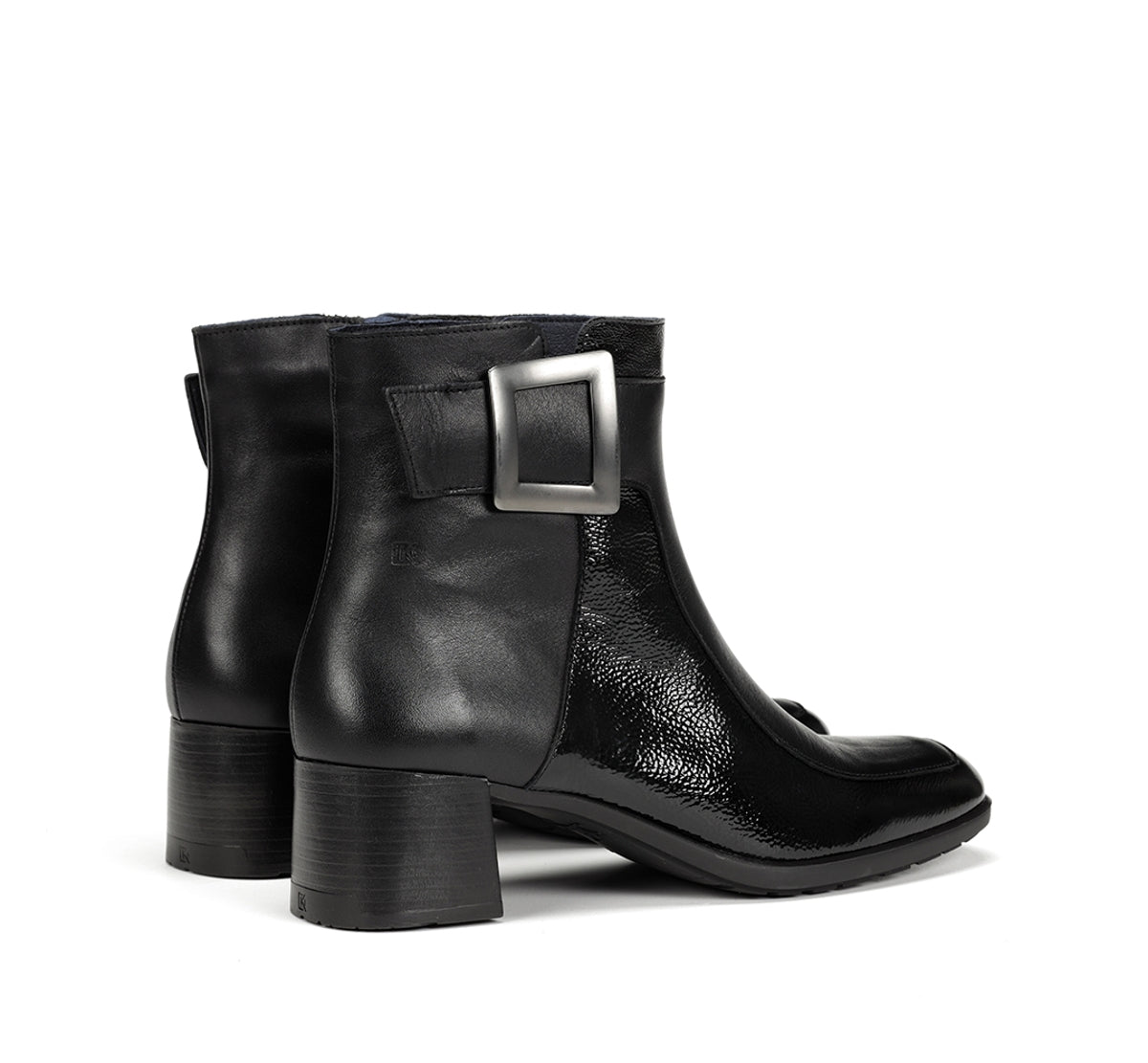 Dorking Ikia D9199 bottine femme noir boucle