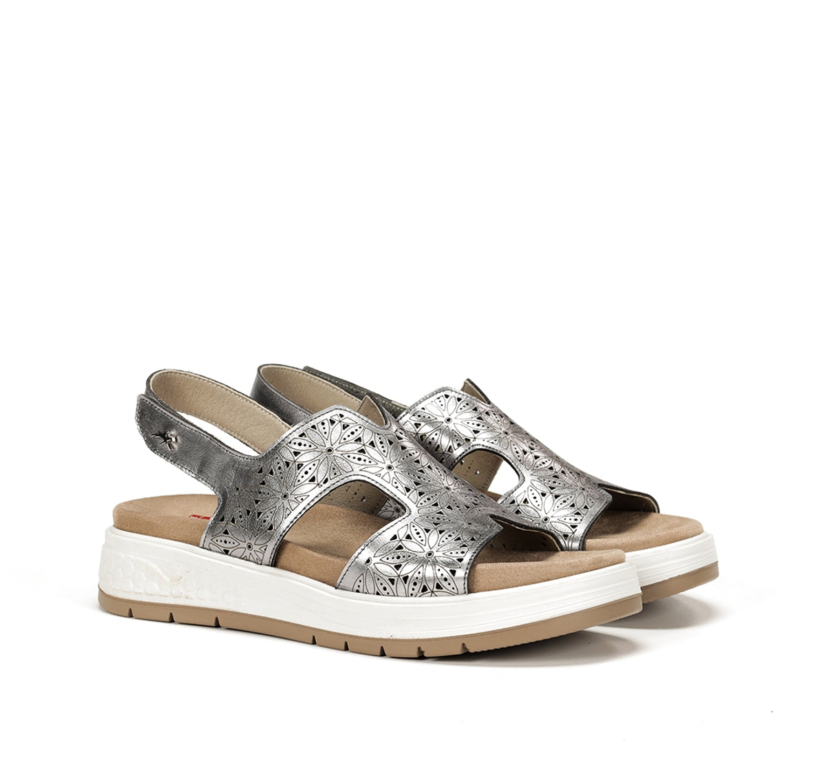 Fluchos Street F2007 sandale femme argent