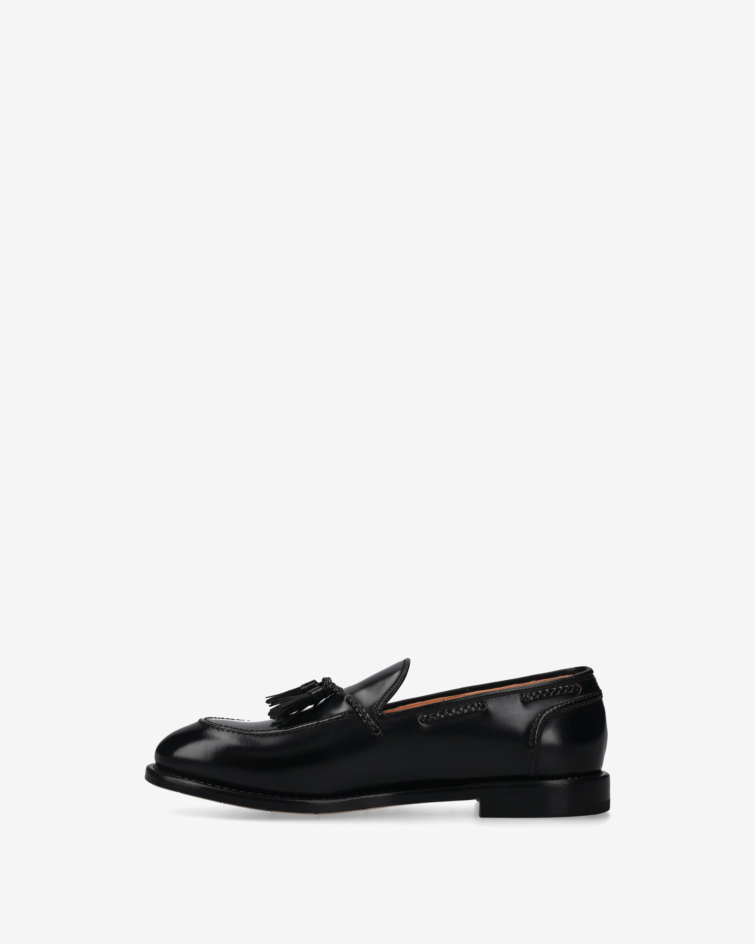 Premiata Sneakers mocassins cuir homme noir à glands