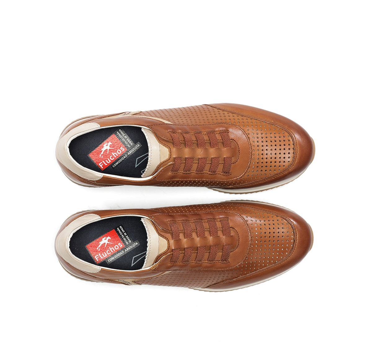 Fluchos Samir F2189 baskets homme marron souple