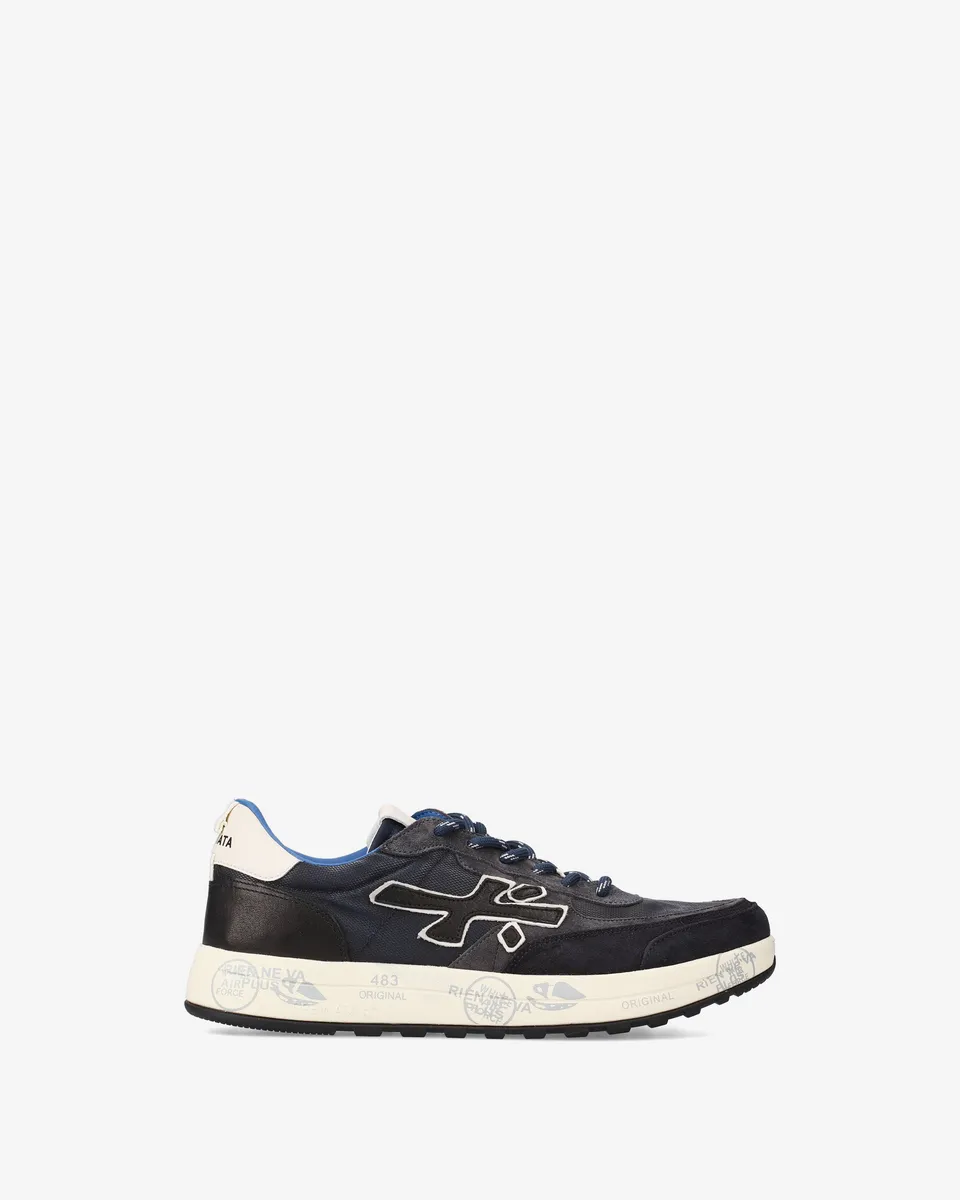 Premiata Nous 7726 sneakers homme bleu daim cuir