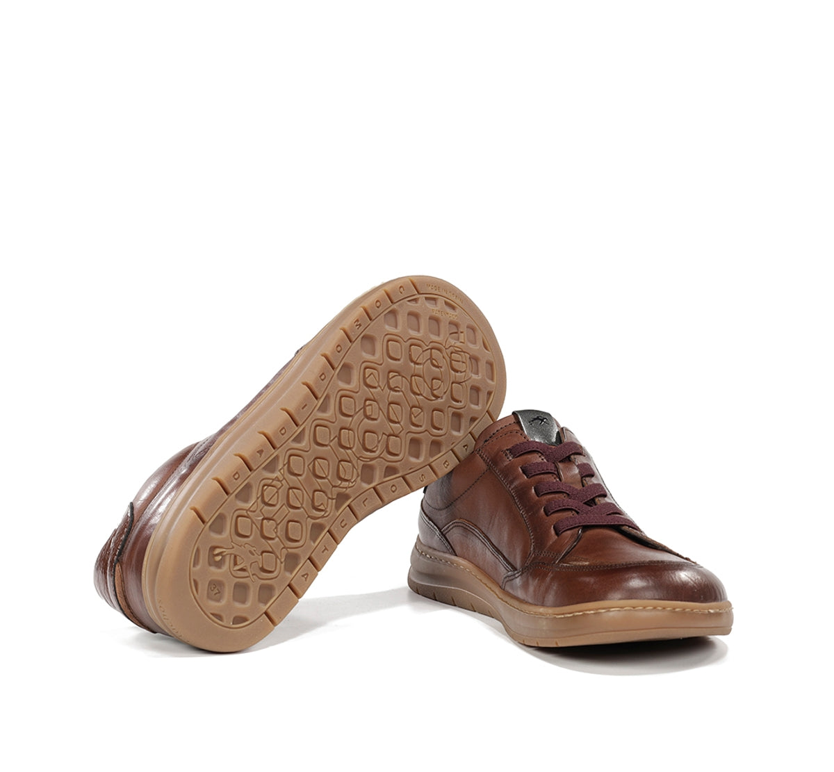 Fluchos Jungle F2552 baskets cuir marron femme