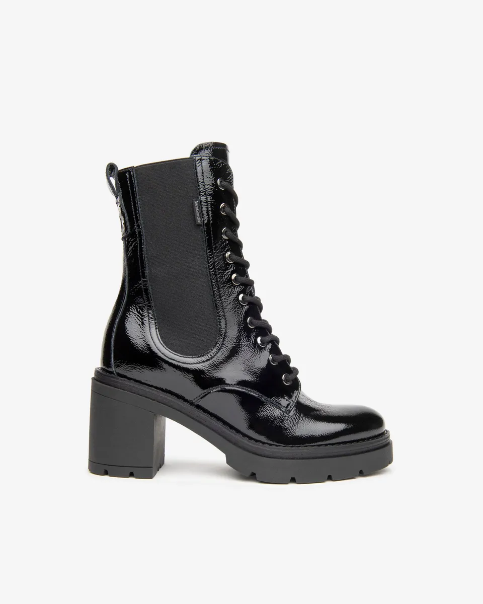 Nero Giardini Combat Boots rangers vernis femme