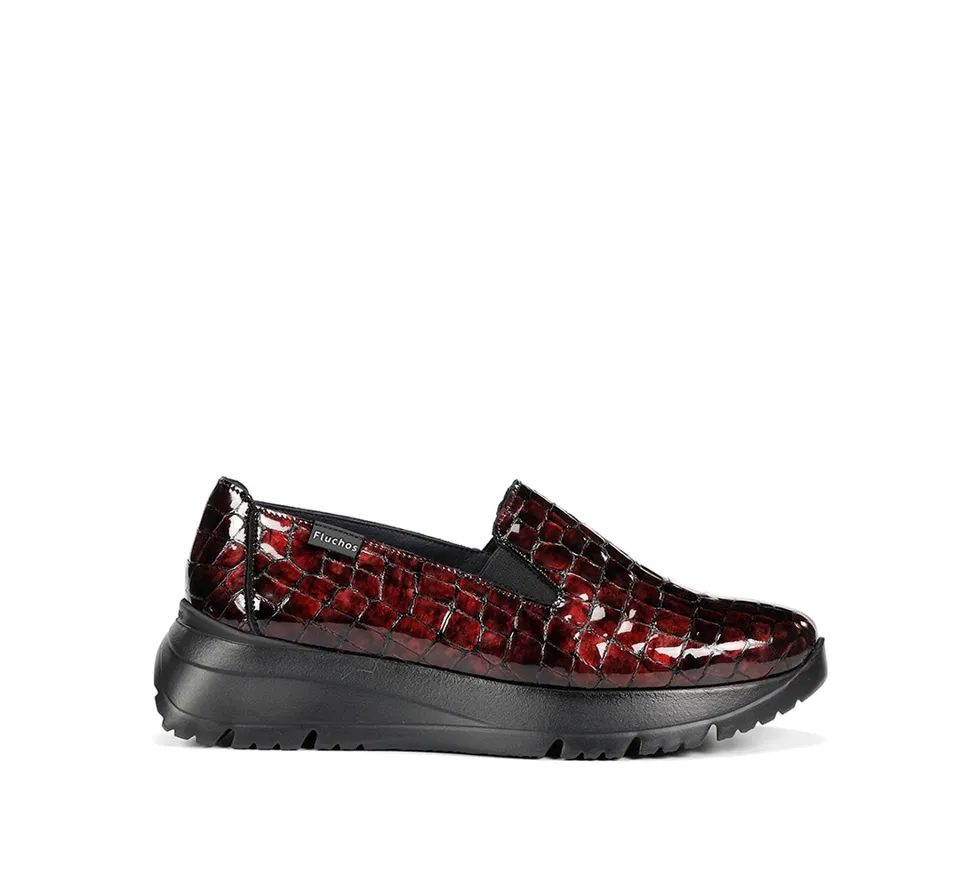 Fluchos Eira F2159 slip on femme rouge