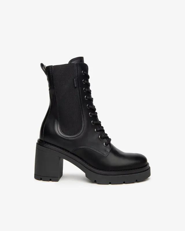 Nero Giardini Combat Boots rangers cuir femme 38 hiver
