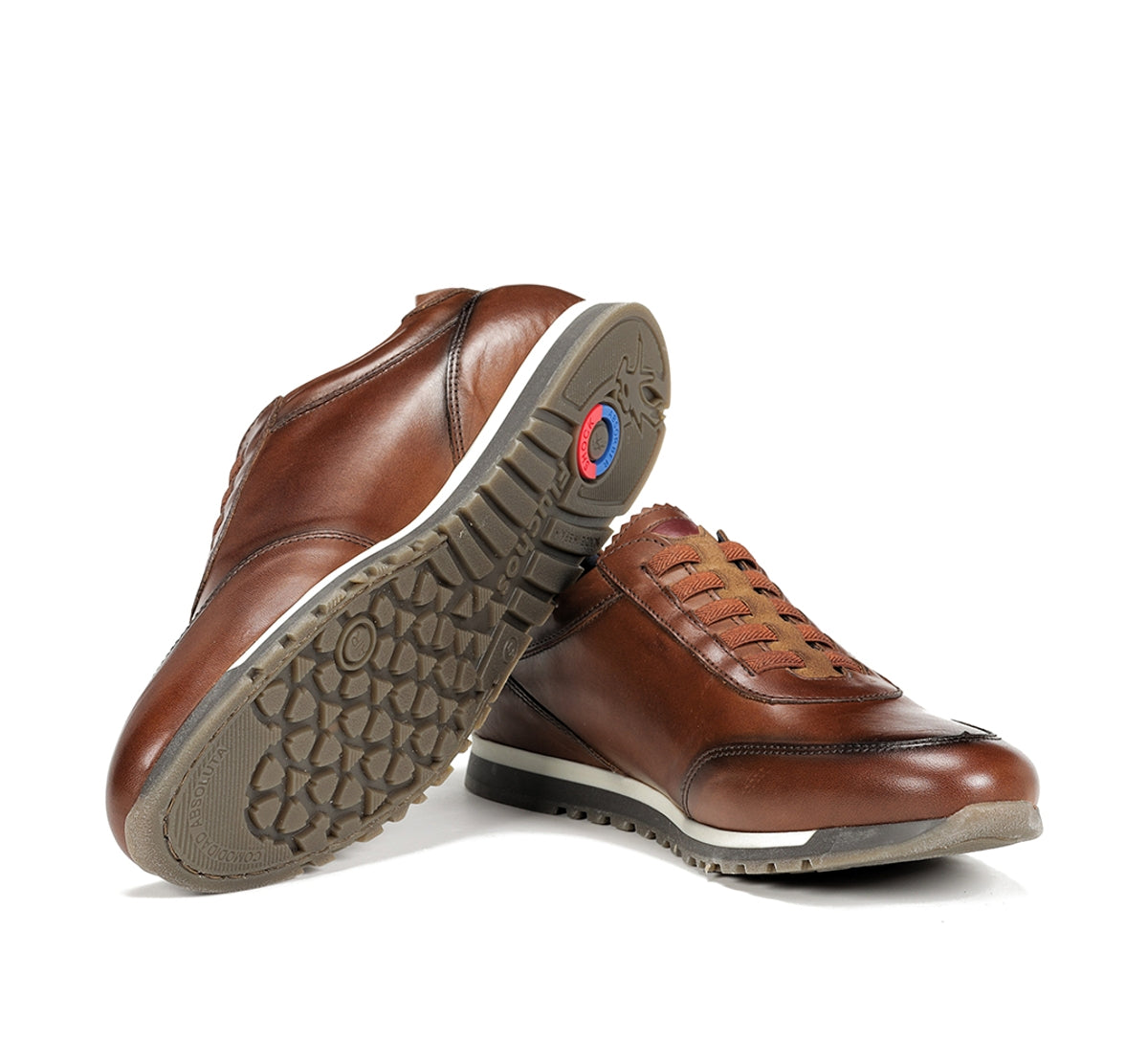 Fluchos Sander F1195 Sneakers Marron Homme Cuir